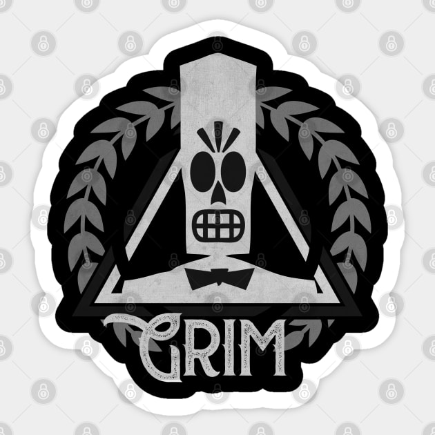Grim F. Sticker by CTShirts